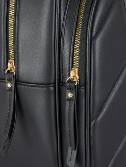 Quilted Faux Leather Backpack|Primark Online