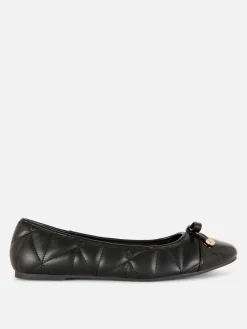 Quilted Toe Cap Ballerinas|Primark Sale