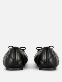 Quilted Toe Cap Ballerinas|Primark Sale