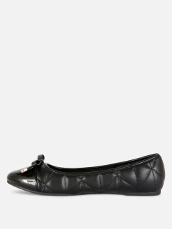 Quilted Toe Cap Ballerinas|Primark Sale