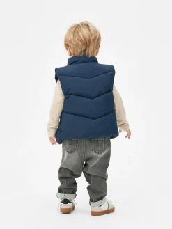 Quilted Zip Vest|Primark Discount