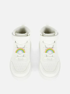 Rainbow Charm High Tops|Primark