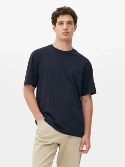 Relaxed Cotton T-Shirt|Primark Clearance