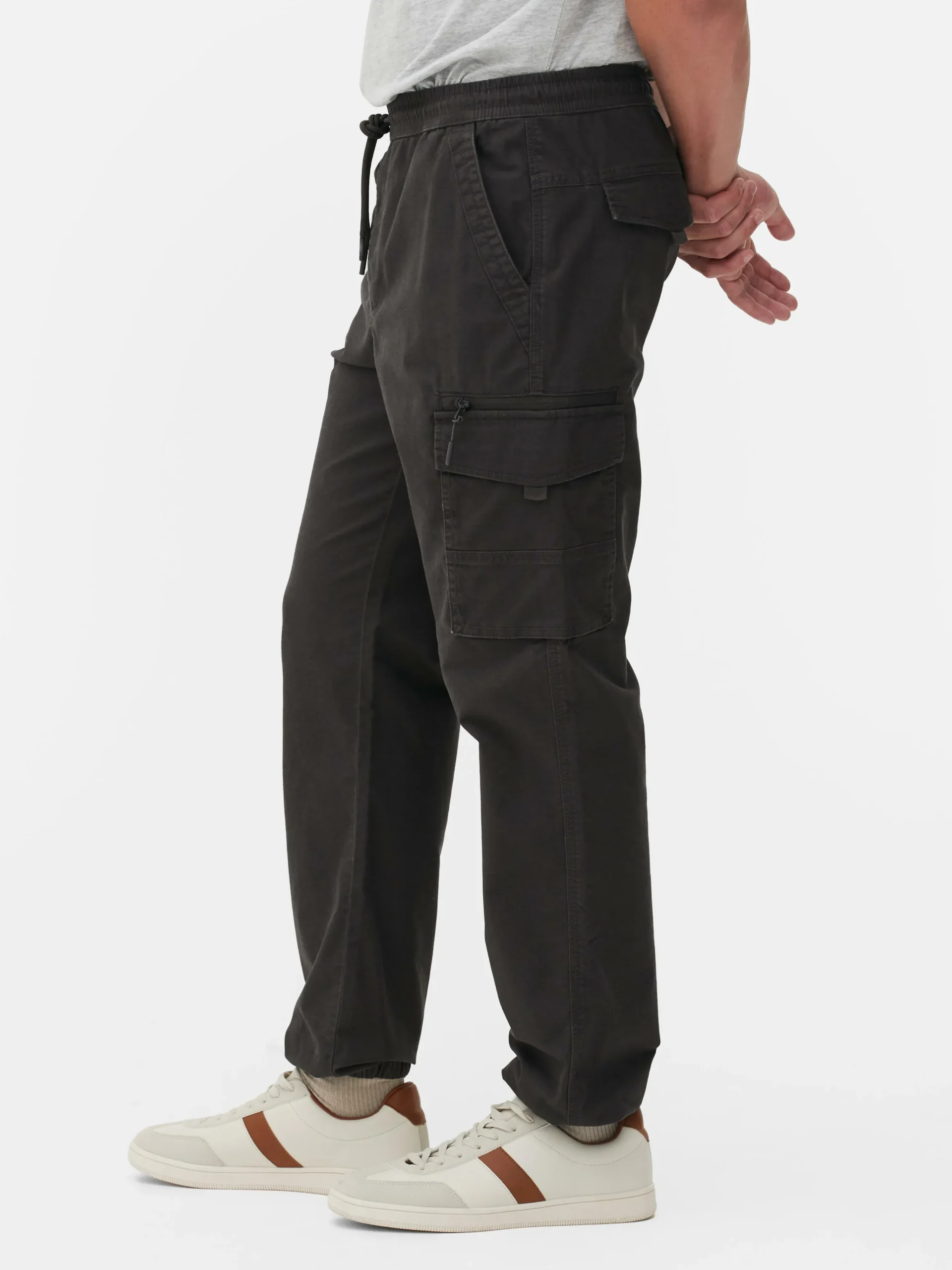 Relaxed Cuff Cargo Pants|Primark