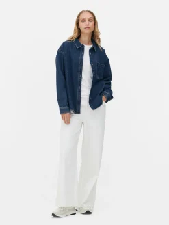 Relaxed Fit Denim Shirt|Primark Outlet