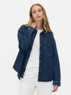 Relaxed Fit Denim Shirt|Primark Outlet