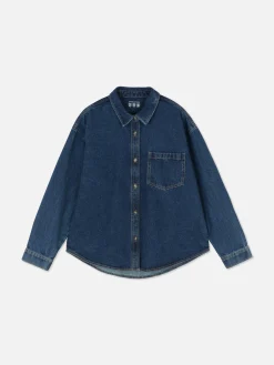 Relaxed Fit Denim Shirt|Primark Outlet