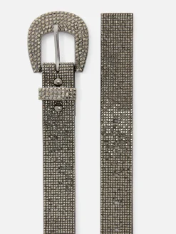 Rhinestone Buckle Belt|Primark Best
