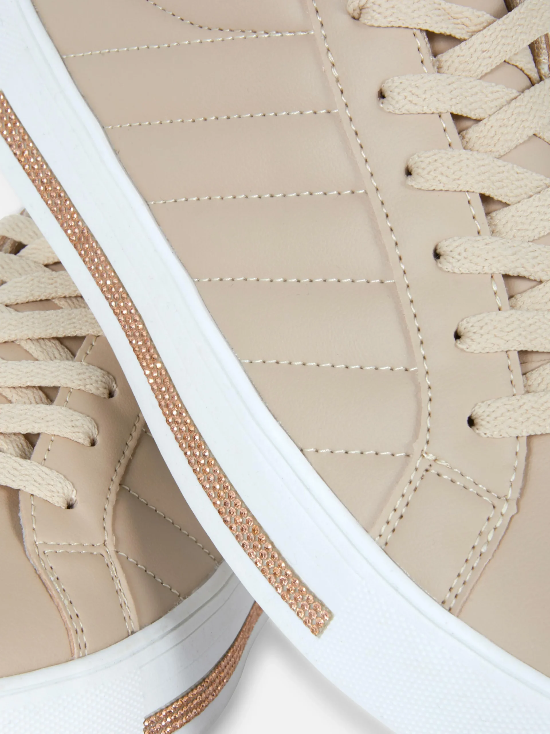 Rhinestone Detail Low Tops|Primark Hot