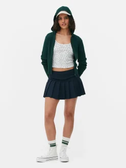 Rib Knit Zip Hooded Cardigan|Primark Best