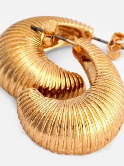Ribbed Bubble Hoop Earrings|Primark Best