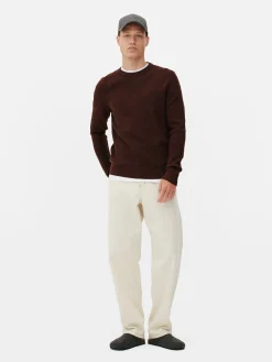 Ribbed Crew Neck Sweater|Primark Online