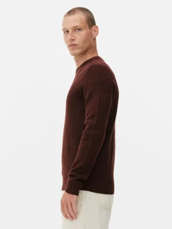Ribbed Crew Neck Sweater|Primark Online