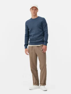Ribbed Crew Neck Sweater|Primark Online