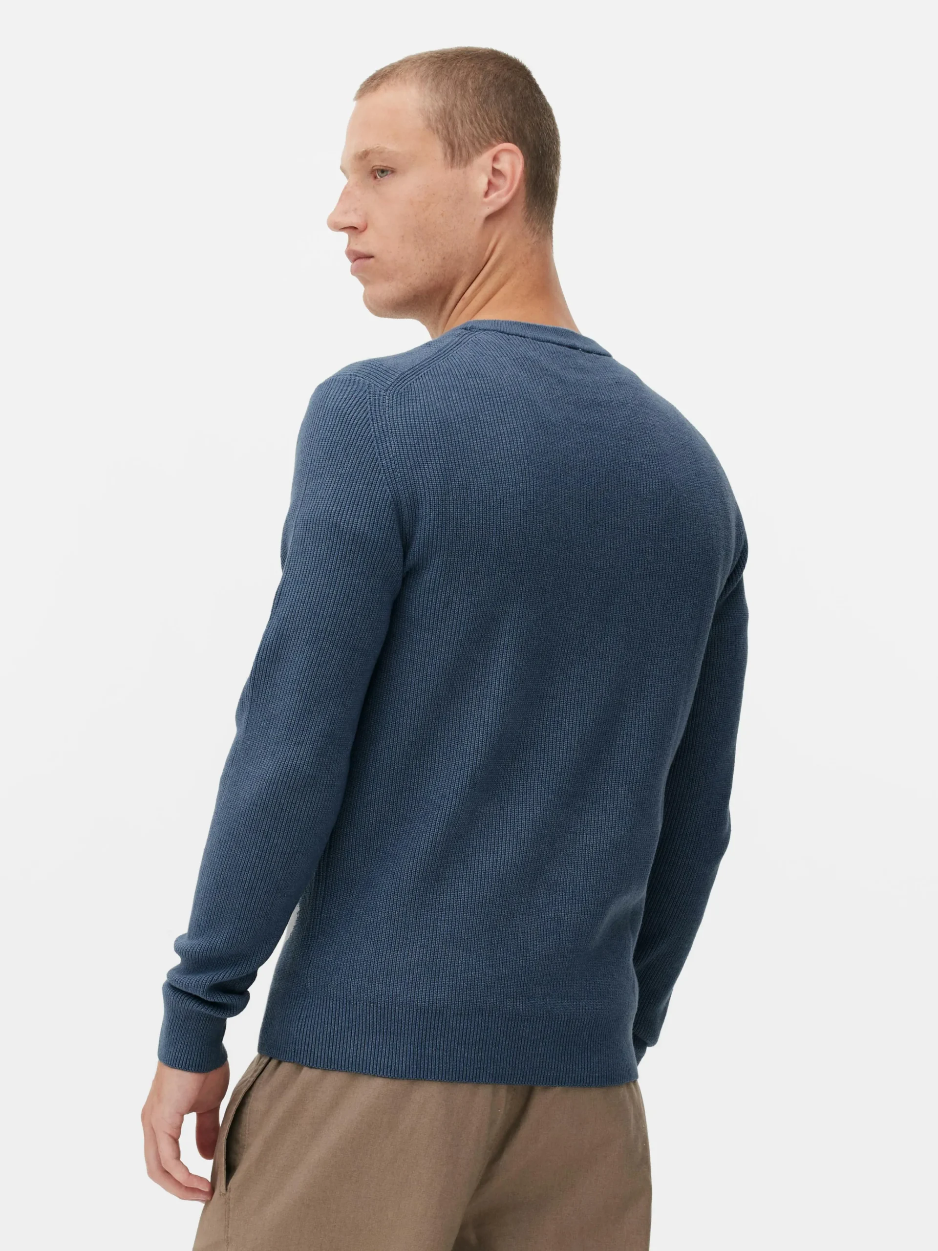 Ribbed Crew Neck Sweater|Primark Online