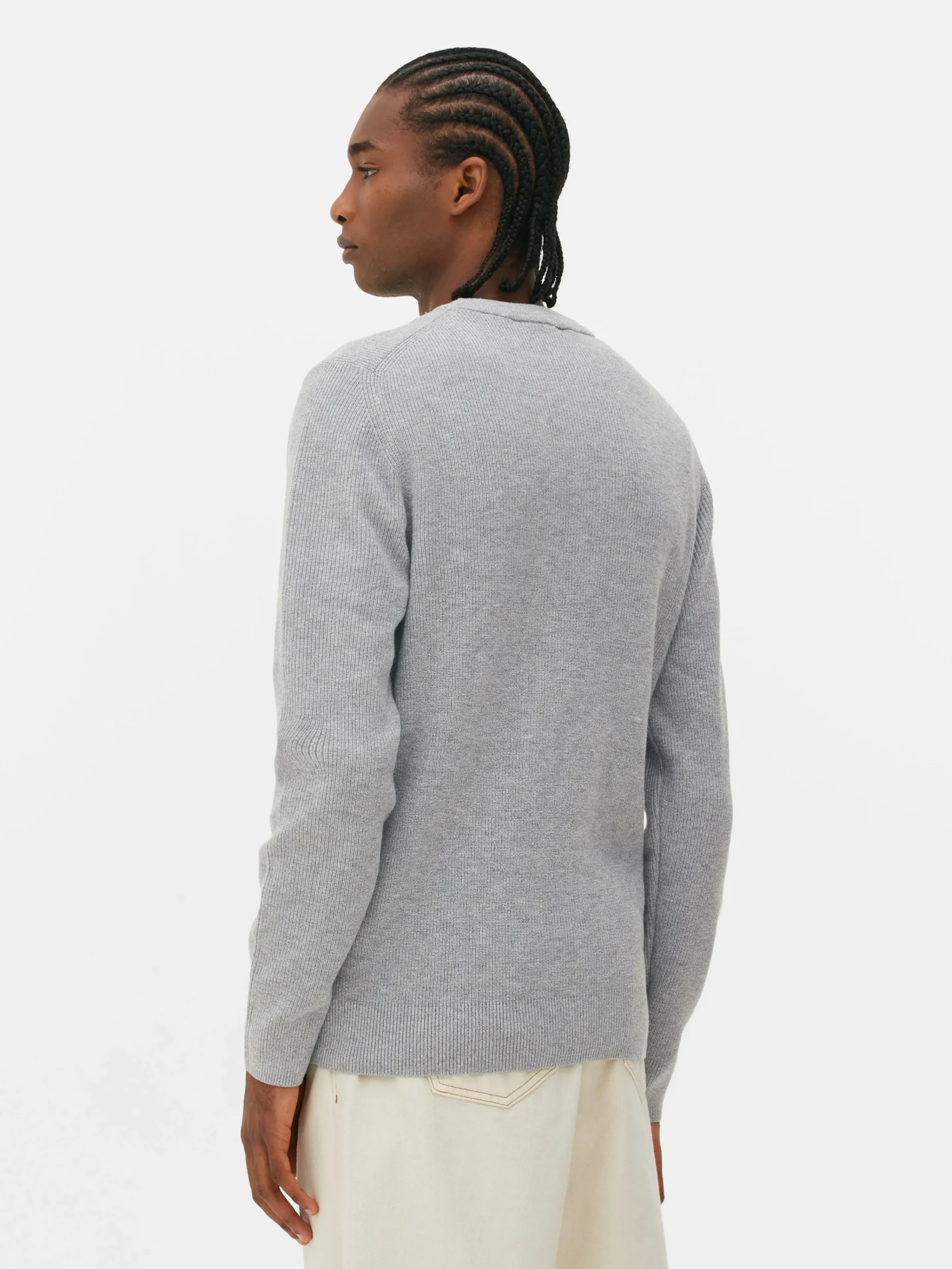 Ribbed Crew Neck Sweater|Primark Discount