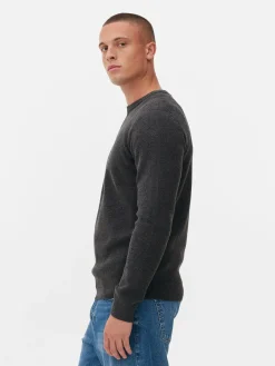 Ribbed Crew Neck Sweater|Primark Outlet