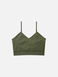 Ribbed Cropped Cami Pajama Top|Primark Hot