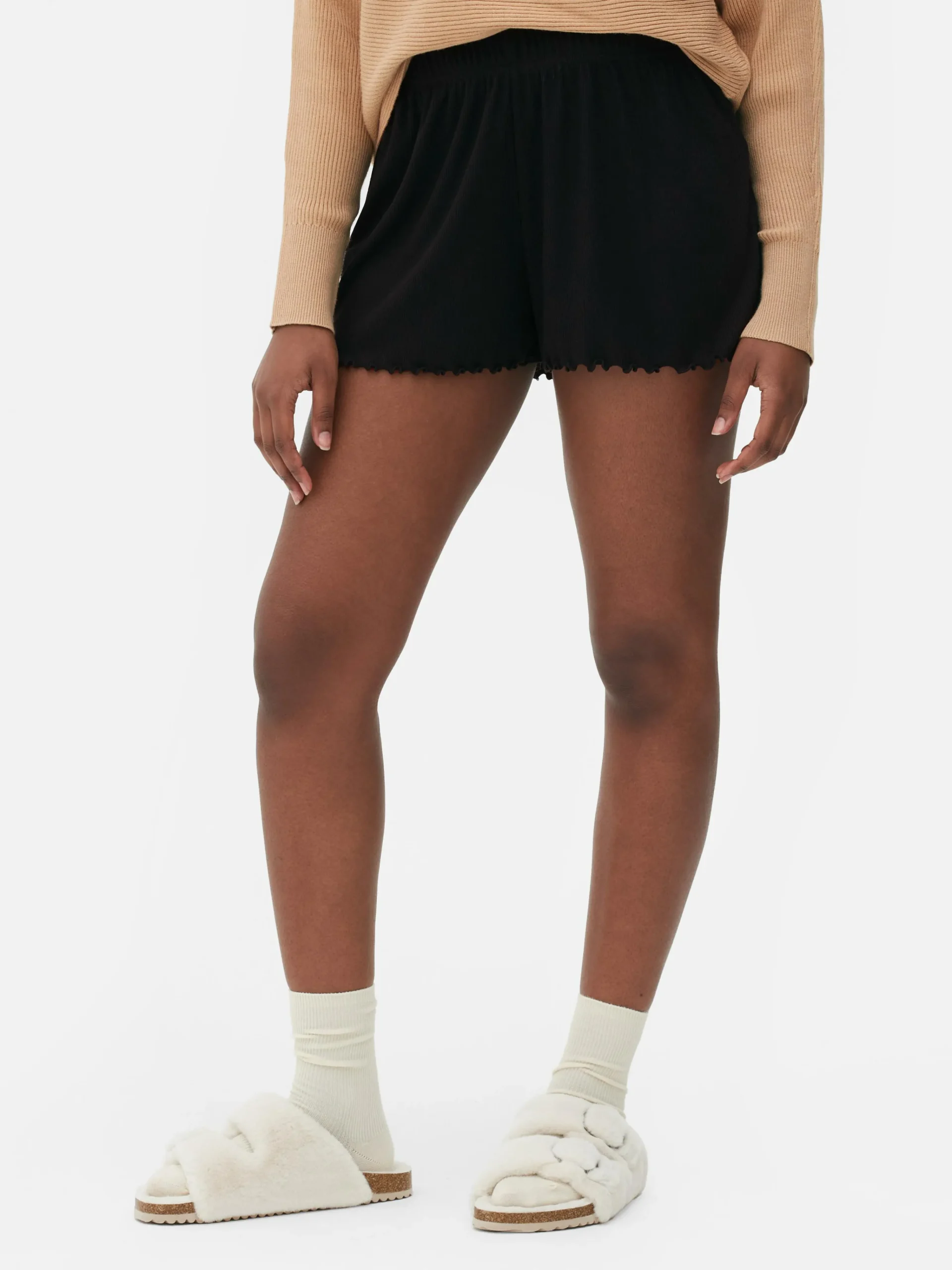 Ribbed Jersey Lounge Shorts|Primark Sale