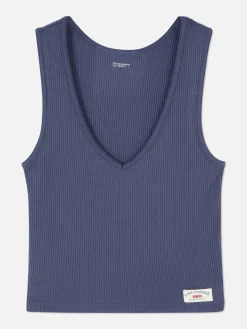 Ribbed Jersey Tank Pajama Top|Primark Outlet