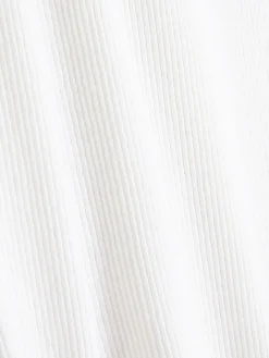 Ribbed Lettuce Trim T-Shirt|Primark