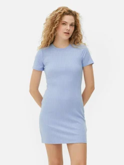 Ribbed Mini Dress|Primark Clearance