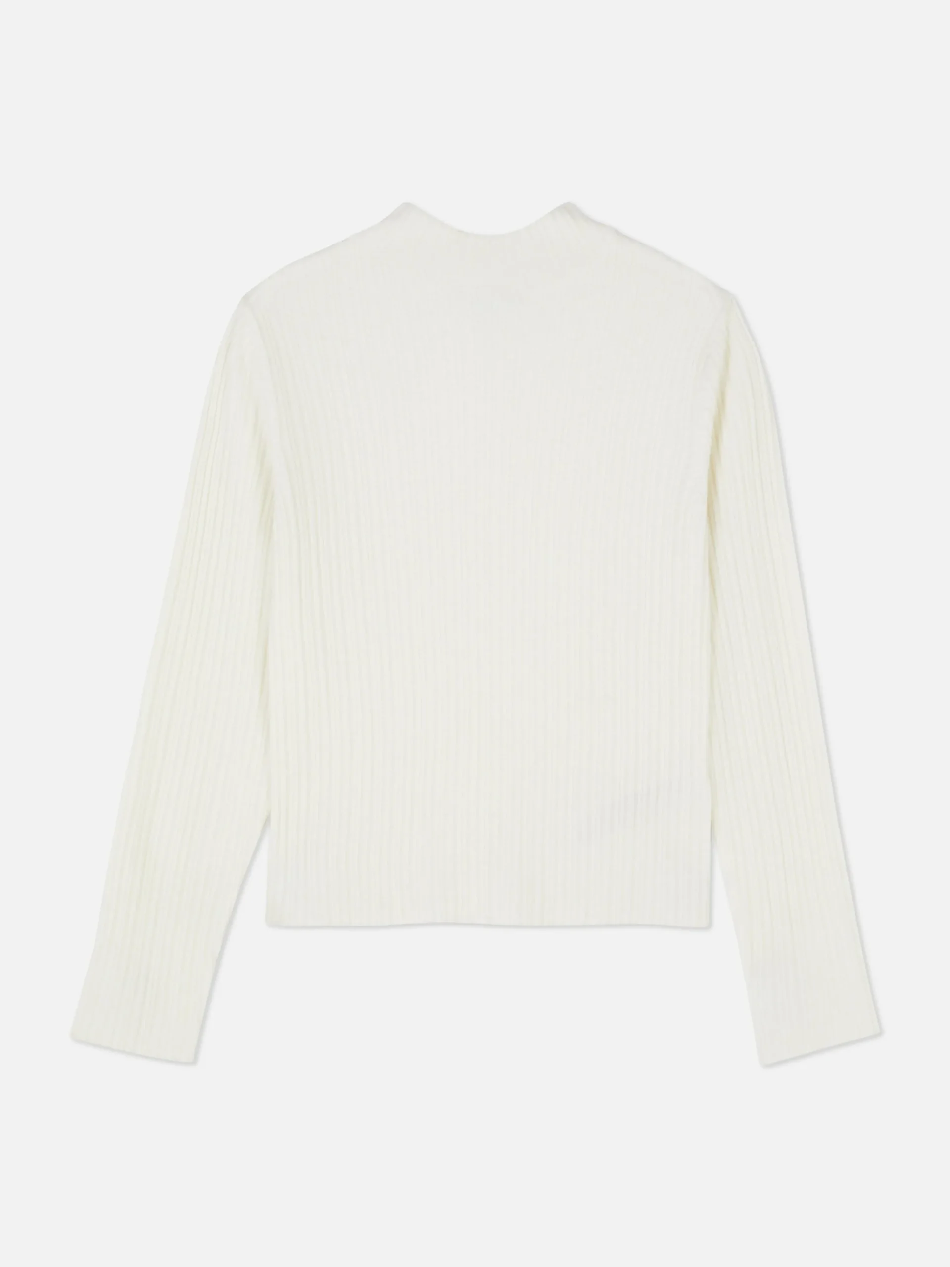 Ribbed Mock Neck Sweater|Primark