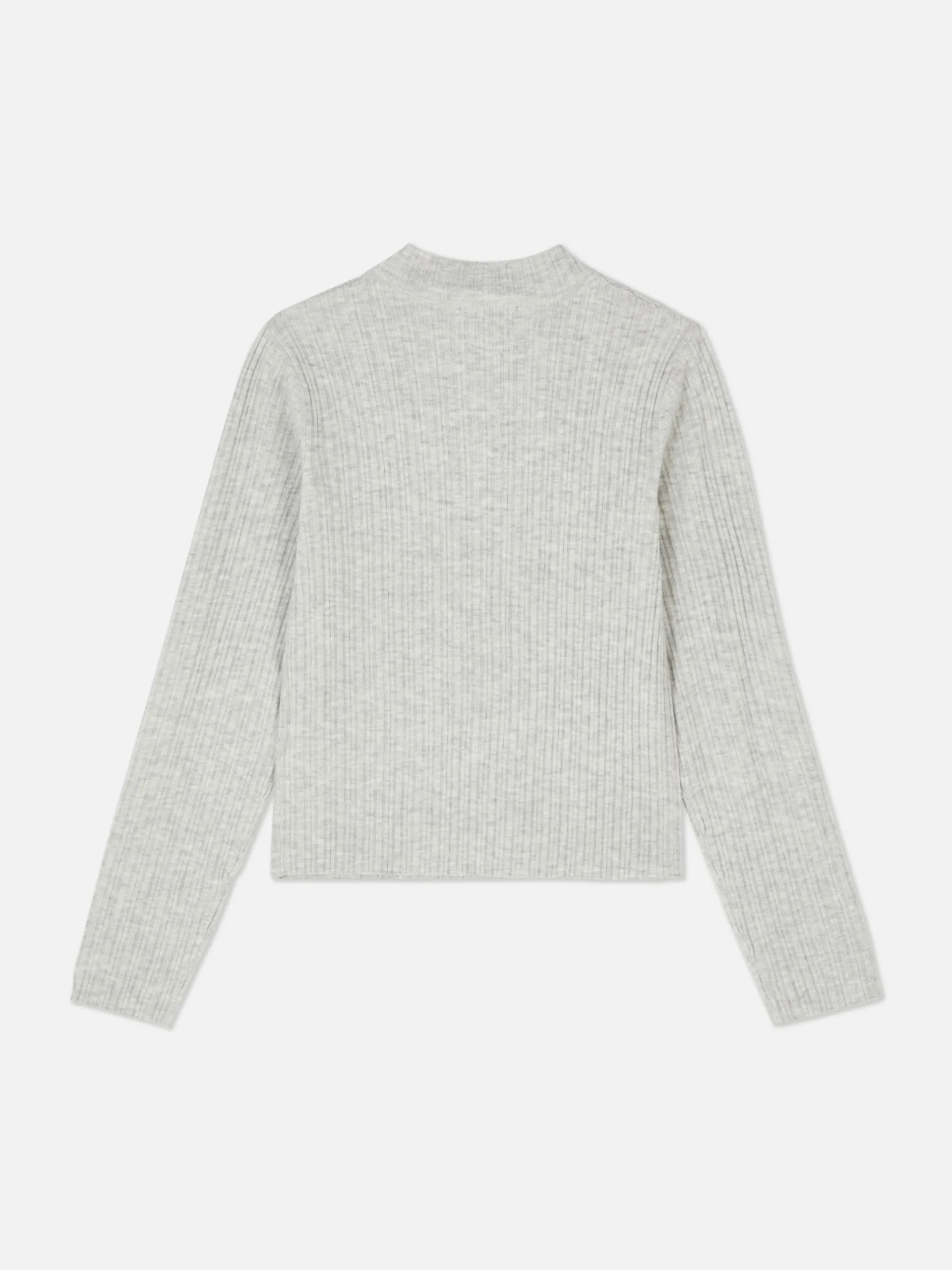 Ribbed Mock Neck Sweater|Primark New