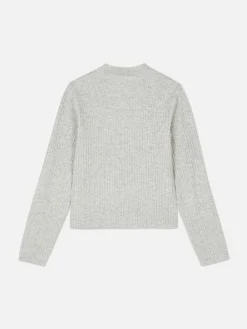 Ribbed Mock Neck Sweater|Primark New