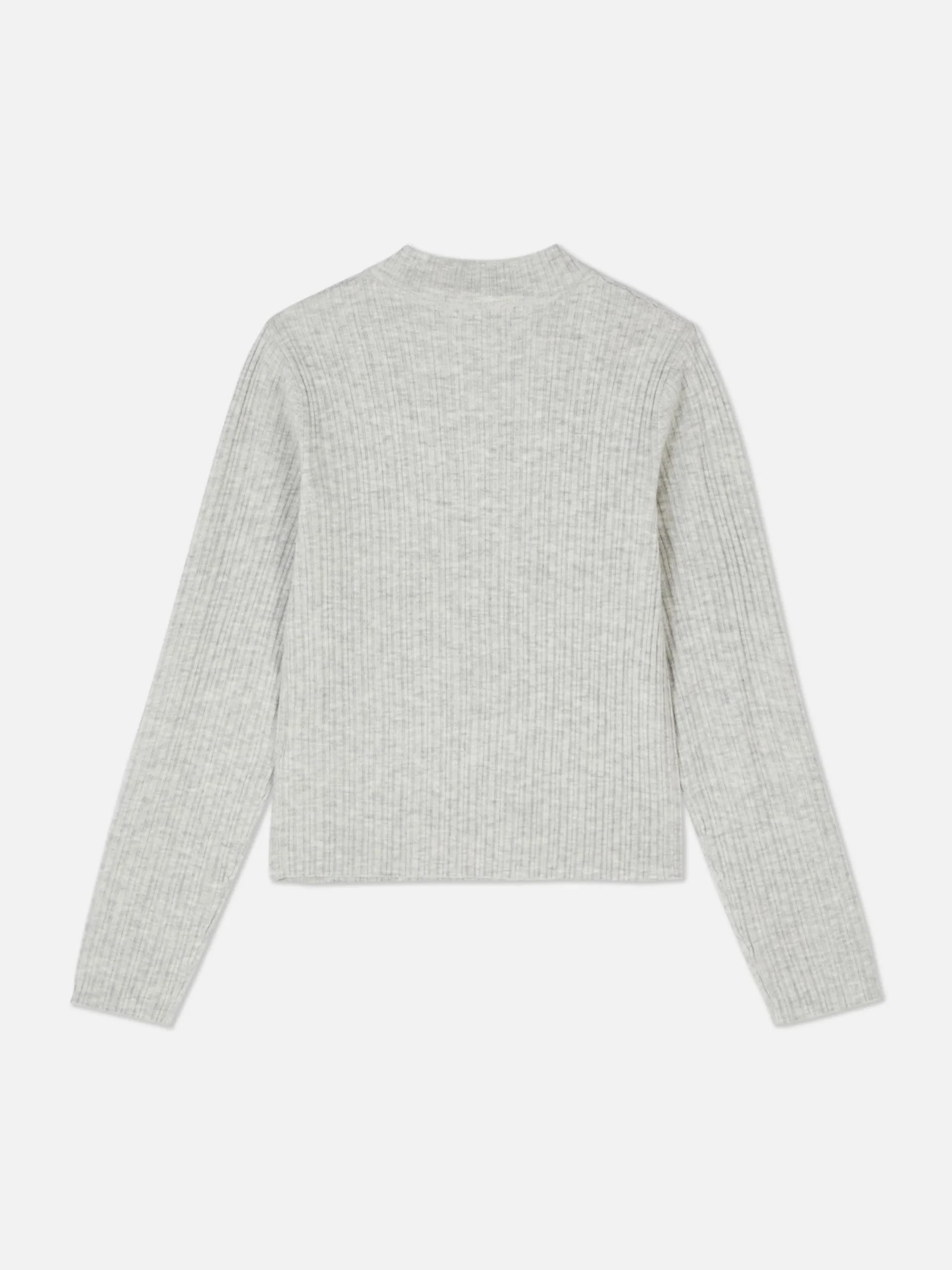 Ribbed Mock Neck Sweater|Primark New