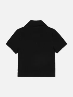 Ribbed Polo|Primark Online