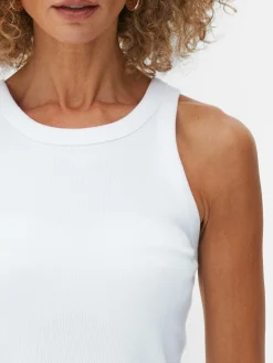 Ribbed Racerback Tank|Primark Sale