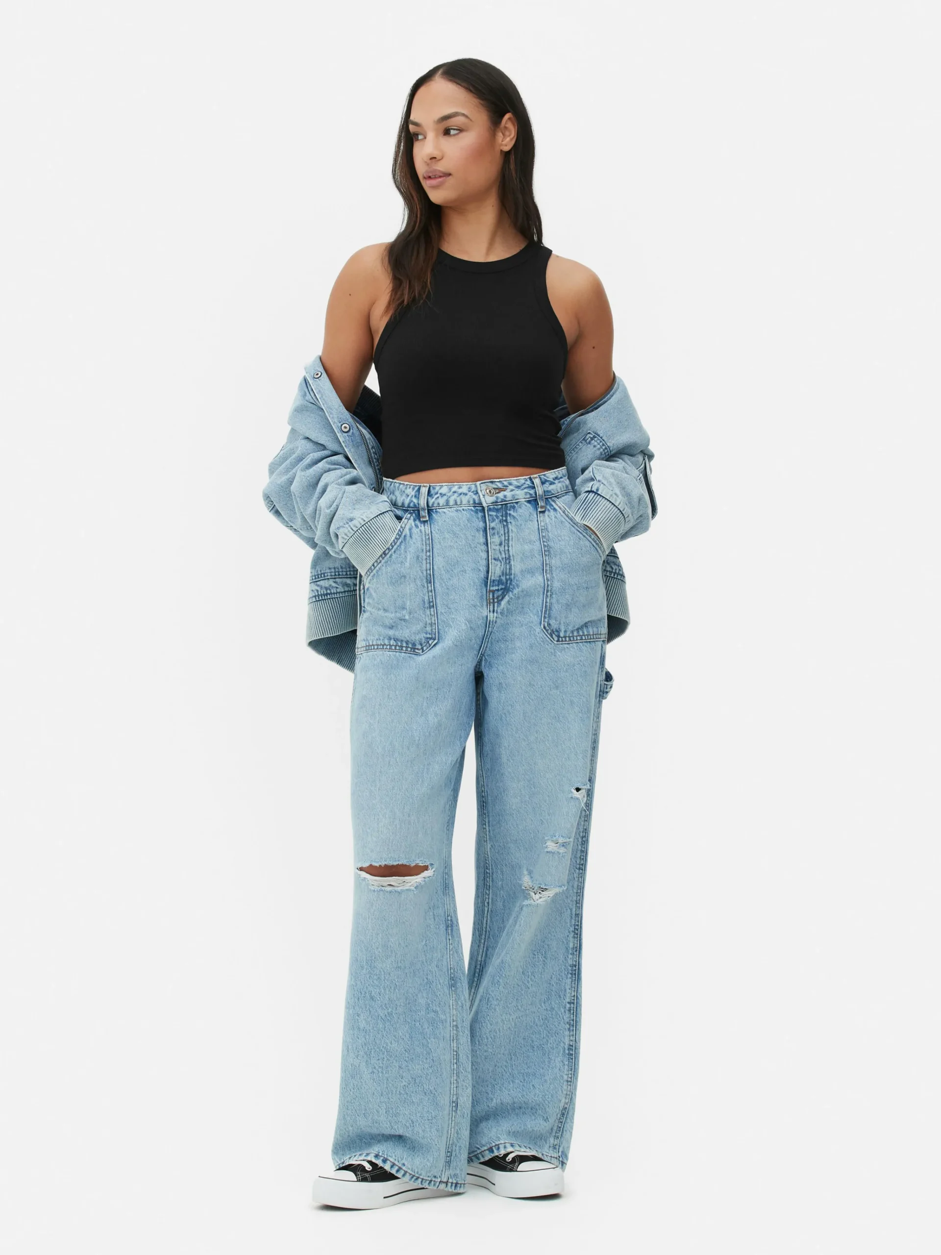 Ribbed Racerback Tank|Primark Sale