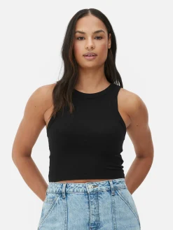 Ribbed Racerback Tank|Primark Sale