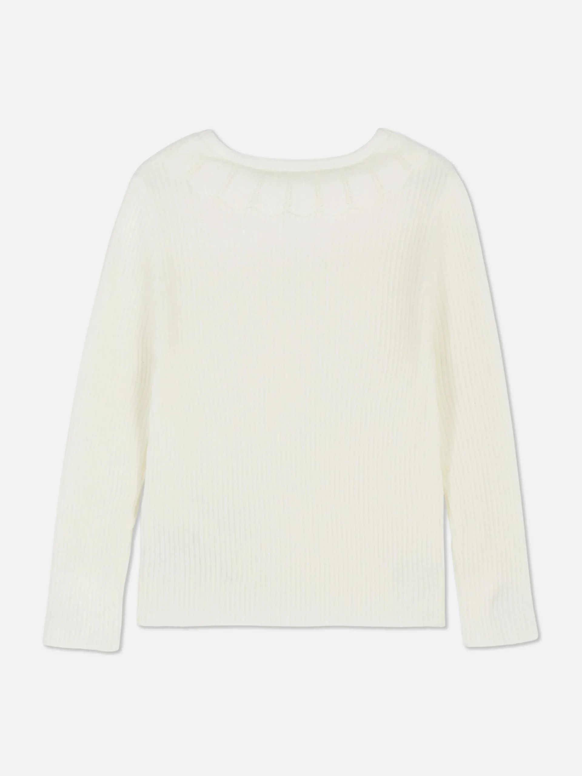 Ribbed Ruffle Collar Sweater|Primark Hot
