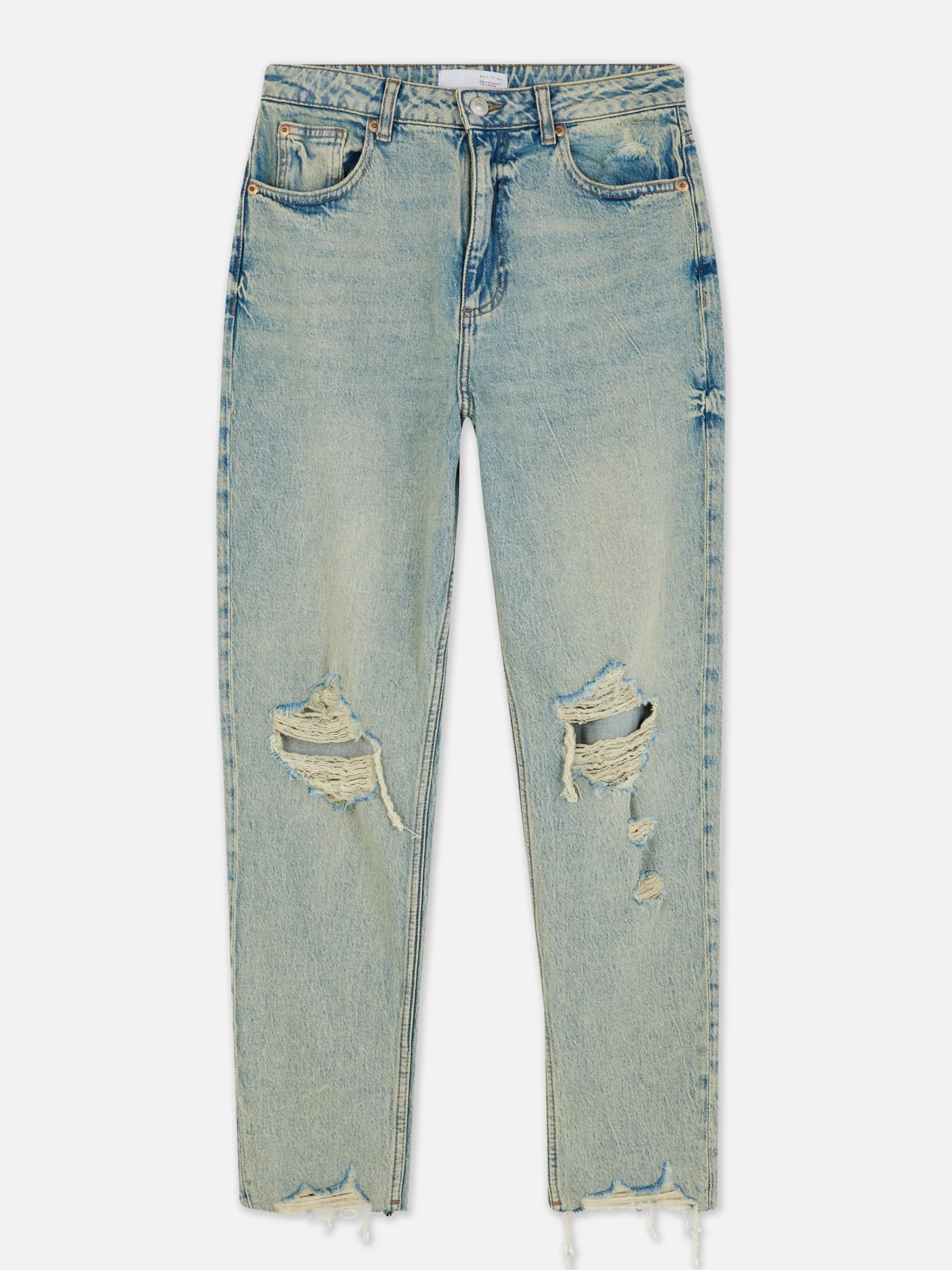 Ripped Denim Mom Jeans|Primark Best