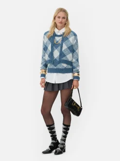 Rita Ora Argyle Sweater|Primark Online