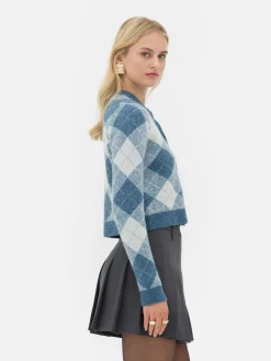 Rita Ora Argyle Sweater|Primark Online