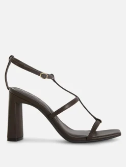 Rita Ora Block Heel T-Bar Sandals|Primark Online