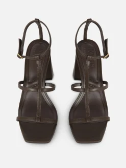 Rita Ora Block Heel T-Bar Sandals|Primark Online