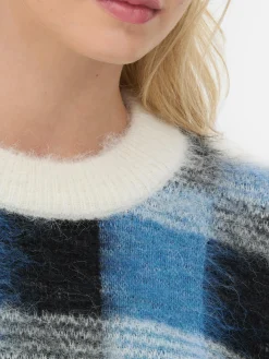 Rita Ora Brushed Check Pullover|Primark Clearance