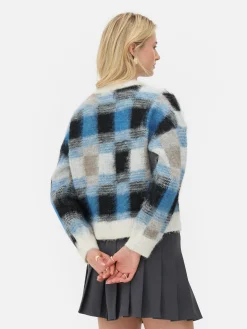 Rita Ora Brushed Check Pullover|Primark Clearance