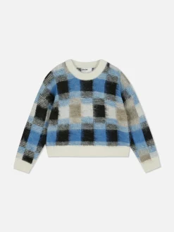 Rita Ora Brushed Check Pullover|Primark Clearance