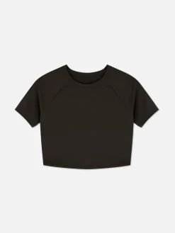 Rita Ora Buttery Soft Cropped Sports Top|Primark New