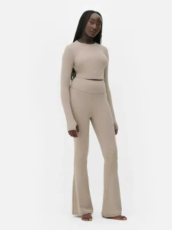 Rita Ora Buttery Soft Long Sleeve Sports Crop Top|Primark Discount