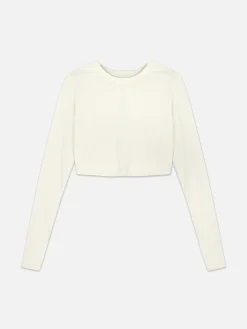 Rita Ora Buttery Soft Long Sleeve Sports Crop Top|Primark New