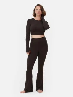 Rita Ora Buttery Soft Long Sleeve Sports Crop Top|Primark Sale