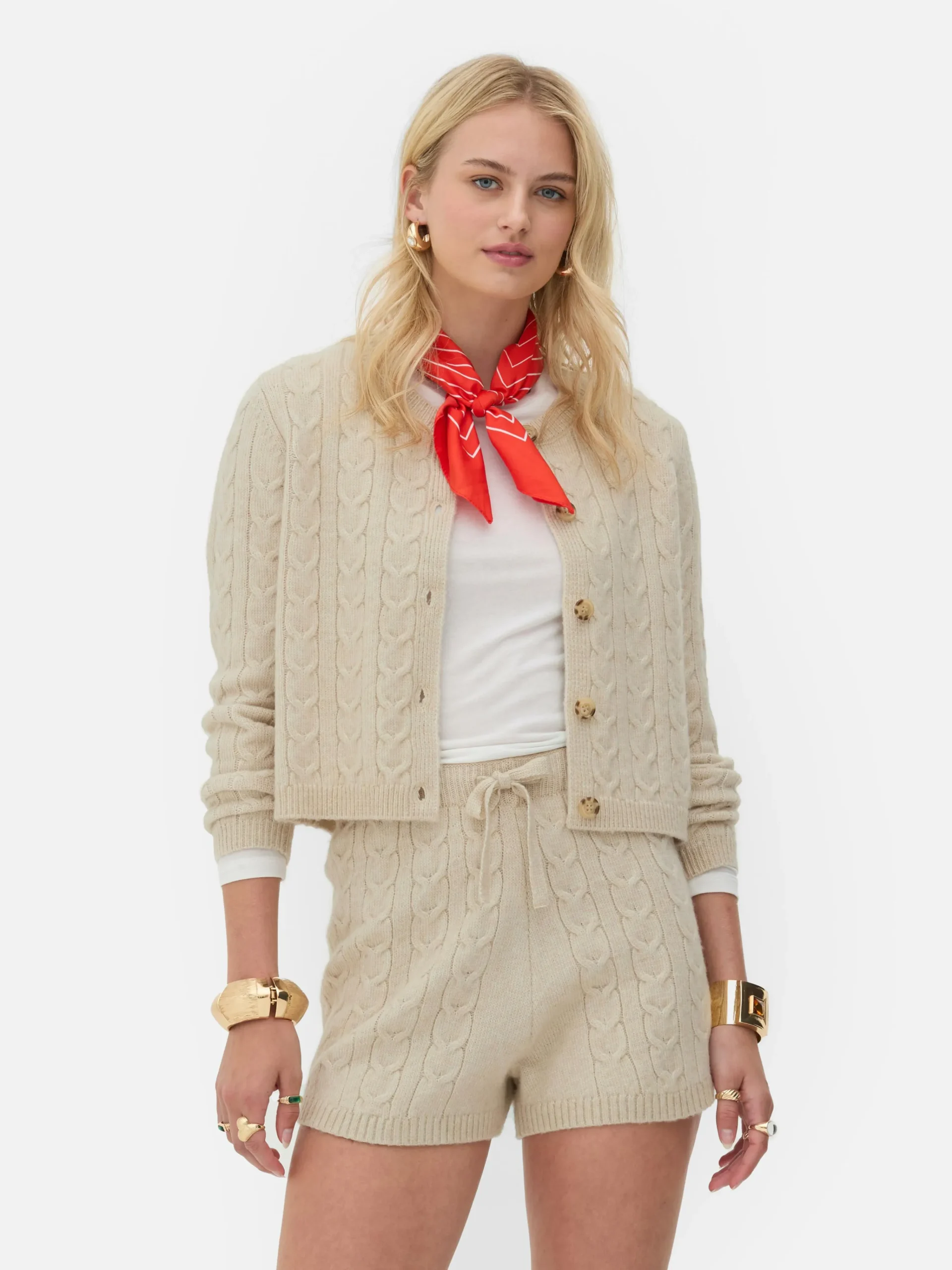 Rita Ora Cable Knit Cardigan|Primark New