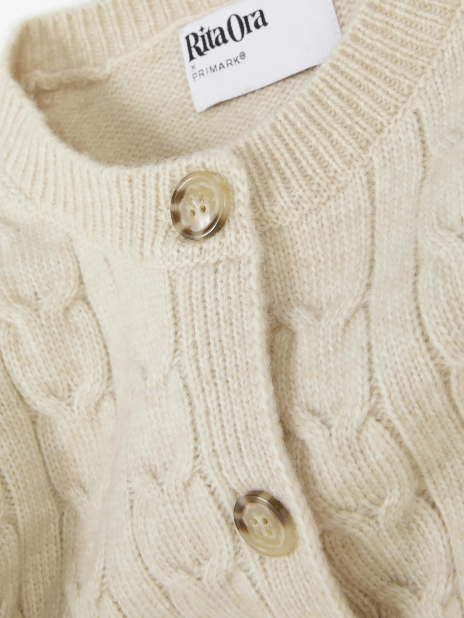 Rita Ora Cable Knit Cardigan|Primark New