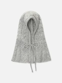 Rita Ora Cable Knit Hood|Primark Outlet